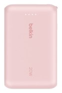 BELKIN POWERBANK 10 000 MAH, 20W, KABEL USB-C,PINK