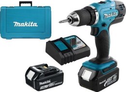 Makita DDF453RFE wiertło Czarny, Niebieski 1,6 kg
