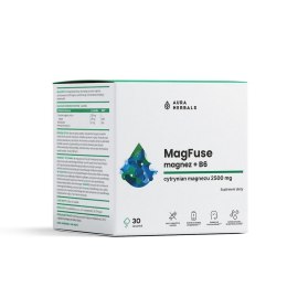 AURA HERBALS MagFuse magnez + B6 30 saszetek