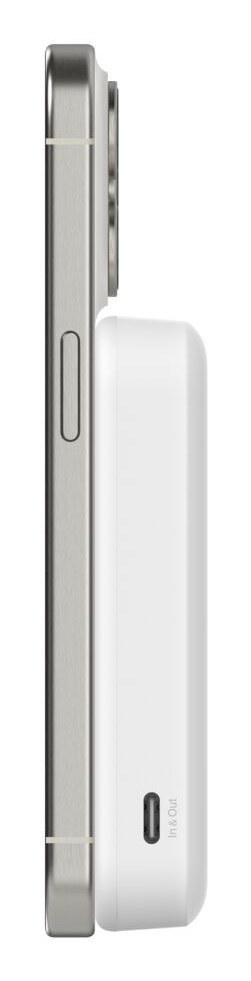 BELKIN POWERBANK BOOSTCHARGE PRO 8000 MAH 15W QI2 MAGSAFE BIAŁY