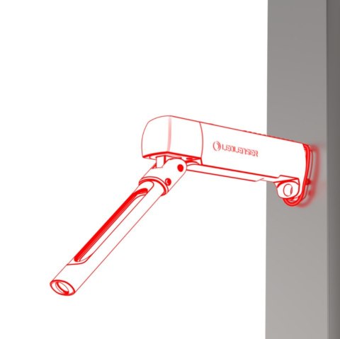 Ledlenser W7R Work Czarny LED