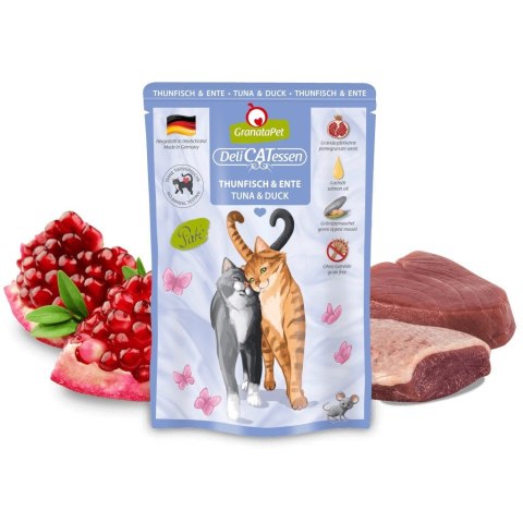 GranataPet DeliCatessen tuńczyk i kaczka, karma mokra dla kota 85g