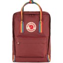 Plecak Fjallraven Kanken Rainbow - ox red/rainbow pattern