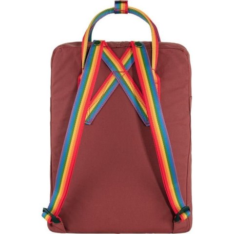 Plecak Fjallraven Kanken Rainbow - ox red/rainbow pattern