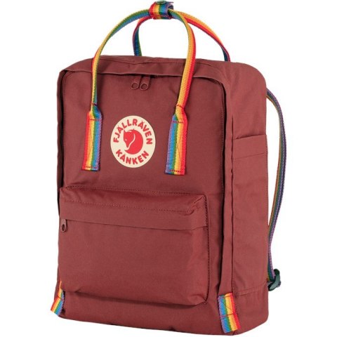 Plecak Fjallraven Kanken Rainbow - ox red/rainbow pattern