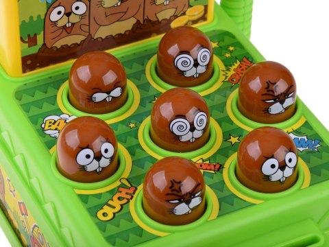 Gra zręcznościowa Uderz młoteczkiem kreciki - światło i dźwięk ZA5954