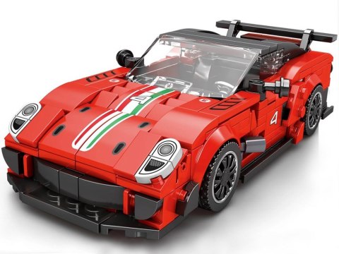 Klocki techniczne Supersportowe auto CZERWONE spojler 413-ele ZA5261