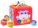 Kostka interaktywna edukacyjna pianinko przeplatanka sorter ZA4275 RO