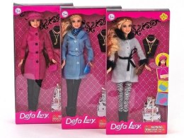 Lalka 29cm w płaszczu MIX