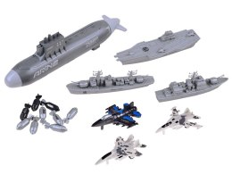 Zestaw Łódź podwodna Statki bitwa morska ZA3812