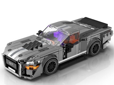 Klocki techniczne Sportowe auto SZARE z lat 60. 437-ele ZA5783