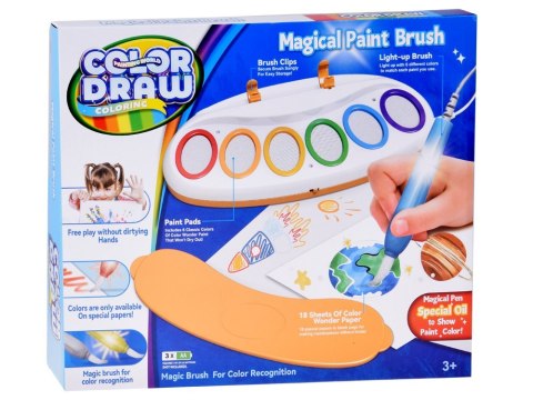 Magiczny pędzel wodny Color Draw LED - zestaw do malowania światłem ZA5770