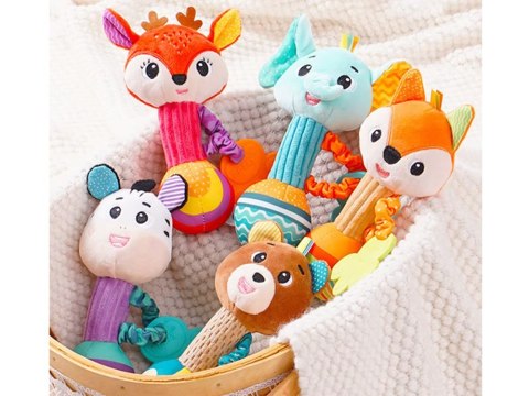 Urocza Grzechotka Gryzak maskotka Zwierzątko dla dziecka ZA5771