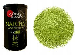 Matcha japońska tradycyjna BIO puszka 100g ROYAL BRAND