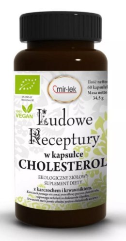 LUDOWE RECEPTURY cholesterol BIO 60 kapsułek MIR-LEK