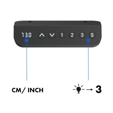 ERGO OFFICE BIURKO ELEKTRYCZNE REGULACJA MAX WYS. 1160MM, MAX - 80 KG, BEZ BLATU DO PRACY STOJĄCO SIEDZĄCEJ, BIAŁE ER-400 W