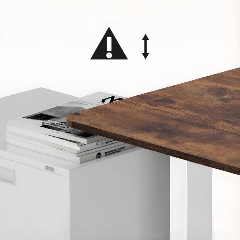 ERGO OFFICE BIURKO ELEKTRYCZNE REGULACJA MAX WYS. 1160MM, MAX - 80 KG, BEZ BLATU DO PRACY STOJĄCO SIEDZĄCEJ, BIAŁE ER-400 W