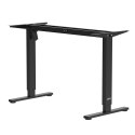 ERGO OFFICE BIURKO ELEKTRYCZNE REGULACJA MAX WYS. 1160MM, MAX - 80 KG, BEZ BLATU DO PRACY STOJĄCO SIEDZĄCEJ, CZARNE ER-400 B