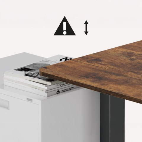 ERGO OFFICE BIURKO ELEKTRYCZNE REGULACJA MAX WYS. 1160MM, MAX - 80 KG, BEZ BLATU DO PRACY STOJĄCO SIEDZĄCEJ, CZARNE ER-400 B