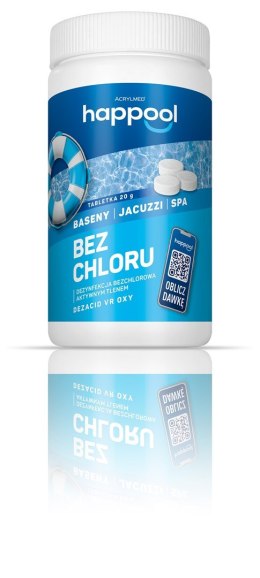 Acrylmed 1kg Dezacid VR OXY Tabletki tlenowe do dezynfekcji wody basenowej