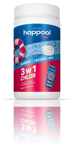 Acrylmed 1kg Triochlor 200g tabletki do basenów bakteriobójcze