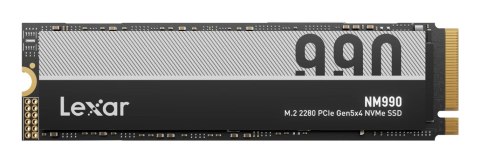 Dysk SSD Lexar | Zobacz materiał NM990 | 1000 GB | Format dysku SSD M.2 2280 | Interfejs dysku półprzewodnikowego NVMe | Prędkoś
