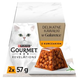 PURINA GOURMET REVELATIONS Kurczak w galaretce 2X57g