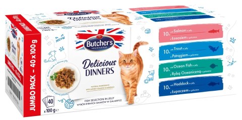 Butcher's Delicious Dinner Jumbo Pack ryba 40x100g