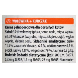 ANIMONDA Carny Adult wołowina i kurczak - mokra karma dla kota - 400g