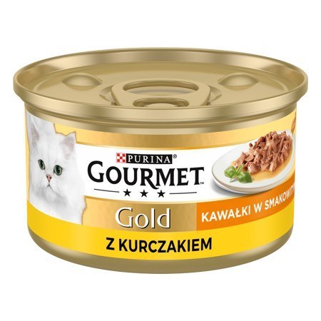 Gourmet Gold Sauce Delights mokra karma dla kota z kurczakiem 85 g