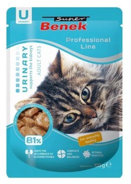 SUPER BENEK Urinary - mokra karma dla kota - 100 g