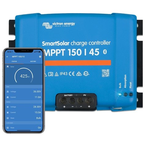 Ładowarka solarna Victron Energy SmartSolar MPPT 150/45