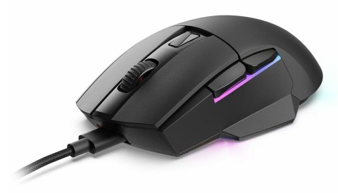Mysz optyczna RGB Skiller SGM50W czarna + stacja