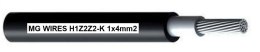 Przewód fotowoltaiczny // MG Wires // 1x4mm2, 0,6/1kV czarny H1Z2Z2-K-4mm2 BK, szpula 500m