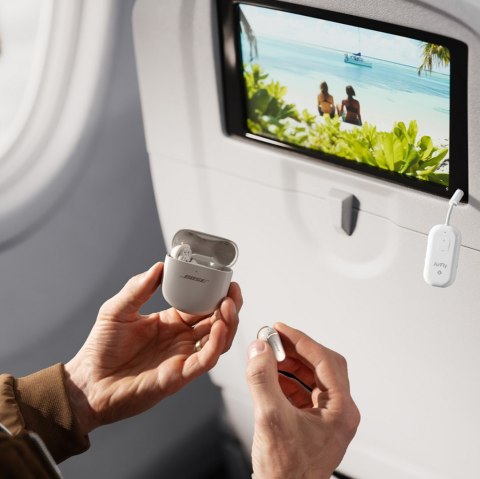 Twelve South AirFly Pro 2 - adapter Bluetooth do wejścia 3,5mm jack kompatybilny z AirPods i innymi słuchawkami Bluetooth, do 2 