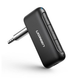 Ugreen Odbiornik dźwięku adapter audio Bluetooth 5.0 - 3,5 mm mini jack do samochodu (czarny)
