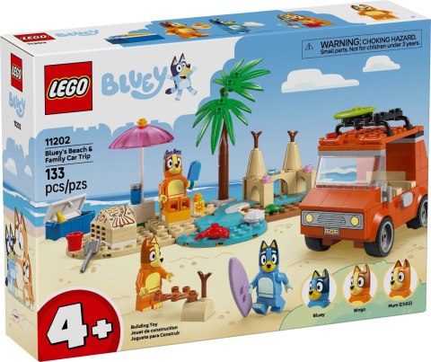 LEGO Bluey 11202 Blue i rodzinna wycieczka samochodem