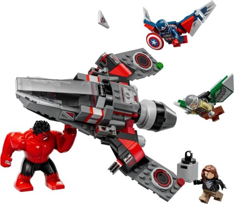 LEGO MARVEL 76292 Kapitan Ameryka kontra Czerwony Hulk — bitwa