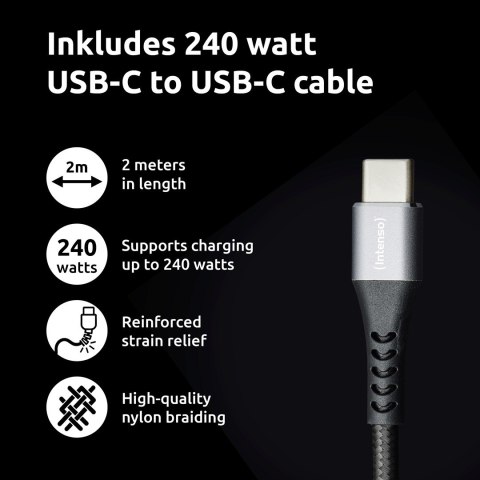 Adapter zasilający USB-C GAN +C520C/7810010 INTENSO