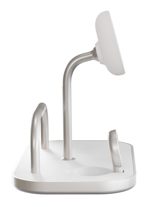 Ładowarka ZENS ZEDC29W/00, Wewnątrz, AC, USB, Ładowanie bezprzewodowe, 1 m, Srebrny, Biały