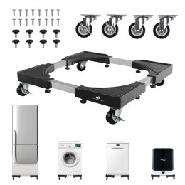 MACLEAN PODSTAWA POD PRALKĘ RUCHOMA, BLOKADA KÓŁEK, SZER. 700-900MM, UNIWERSALNA, DO 200KG MC-119 B