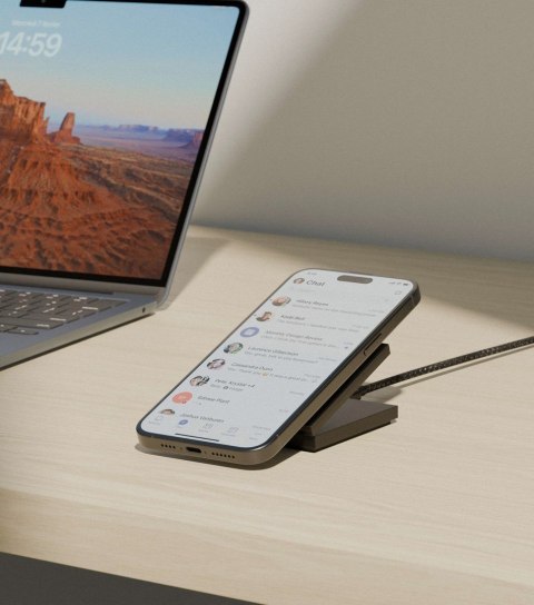 Native Union Rise Solo Qi2 Wireless Charger - bezprzewodowa ładowarka Qi2 15W kompatybilna z MagSafe