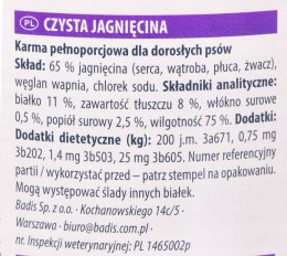 ANIMONDA GranCarno Single Protein jagnięcina - mokra karma dla psa - 800g