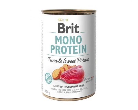 BRIT Mono Protein tuńczyk z batatem - mokra karma dla psa - 400 g