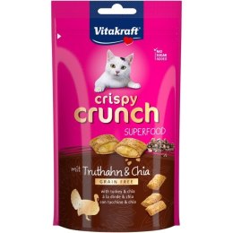 VITAKRAFT CRISPY CRUNCH indyk/chia przysmak dla kota 60g