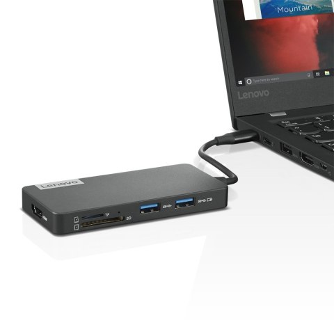 Lenovo GX90T77924 stacja dokująca USB 3.2 Gen 1 (3.1 Gen 1) Type-C Szary