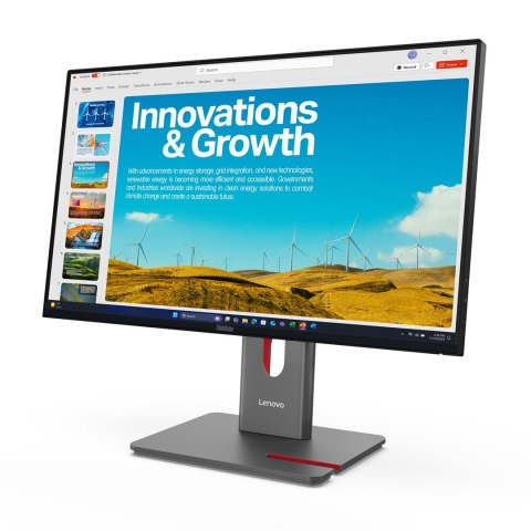 Lenovo ThinkVision P24QD-40 LED display 60,5 cm (23.8") 2560 x 1440 px Quad HD LCD Czarny