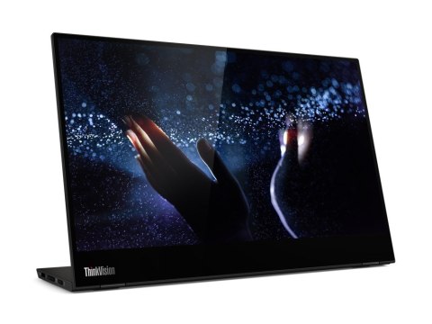 Lenovo M14t LED display 35,6 cm (14") 1920 x 1080 px Full HD Ekran dotykowy Czarny