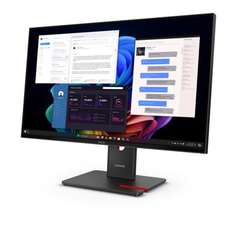 Monitor Lenovo ThinkVision T27UD-40 z systemami ochrony przed włamaniem (IPS), 27", godz. 16:9, 60 Hz, 4 ms, 3840 x 2160 pikseli