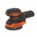Black & Decker BDCROS18N-XJ przenośna szlifierka Szlifierka orbitalna 12000 RPM Czarny, Pomarańczowy
